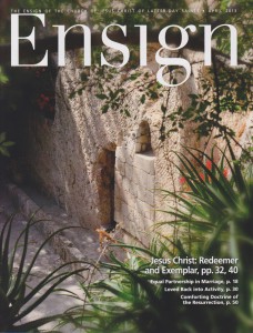 2013 April Ensign Cover